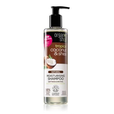 Organic Shop Natural Moisturising Shampoo naturalny szampon nawilajcy Coconut & Shea 280 ml