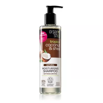 Organic Shop Natural Moisturising Shampoo naturalny szampon nawil�aj�cy Coconut & Shea 280 ml