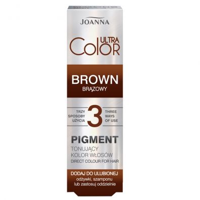 Joanna Pigment tonujący do włosów Brązowy Ultra Color 100 ml