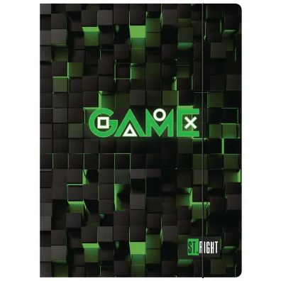 St. Majewski Teczka z gumk� A4 Green Game