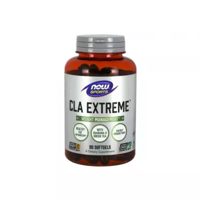 Swanson CLA Extreme - Sprzony Kwas Linolowy z oleju z Szafranu + Guarana + Zielona Herbata Suplement diety 90 kaps.