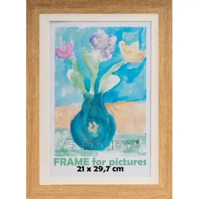 Ramka drewniana Paint czarna 25,5x34x5cm