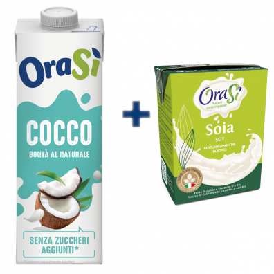 OraSi Zestaw Napj kokosowo-ryowy + napj sojowy gratis 1 l + 200 ml
