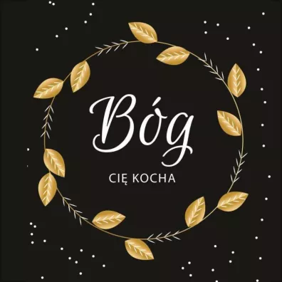 Szaron Podstawka korkowa. Bg Ci kocha