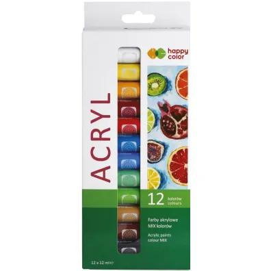 Happy Color Farby akrylowe 12x12ml