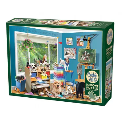 Puzzle 1000 el. Szczekaj�cy asystenci Cobble Hill
