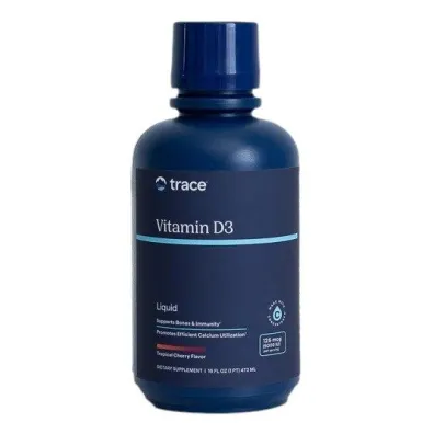 Trace Minerals Liquid Vitamin D3 - smak wi�niowo-cytrusowy suplement diety 473 ml
