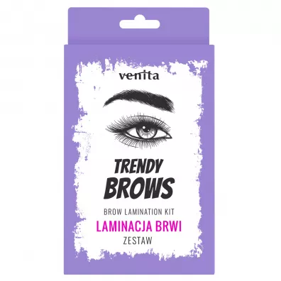 Venita Trends zestaw do laminacji brwi szczoteczki + klej + farbka + utrwalacz