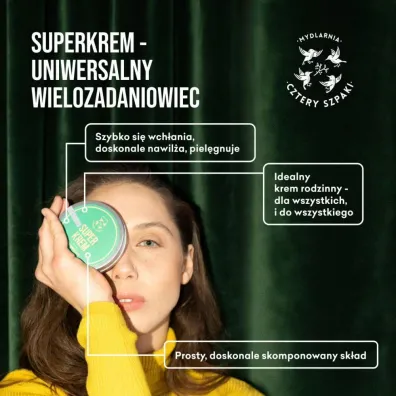 Mydlarnia 4 Szpaki Superkrem - odywczy krem uniwersalny do twarzy i ciaa 100 ml