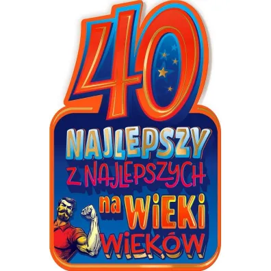 AbCard Kartka okoliczno�ciowa Urodziny 40