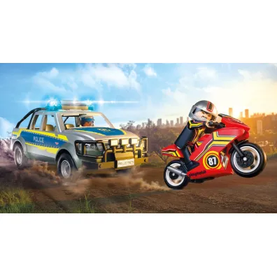 Playmobil Action Heroes Po�cig policyjnym pick-upem 71875