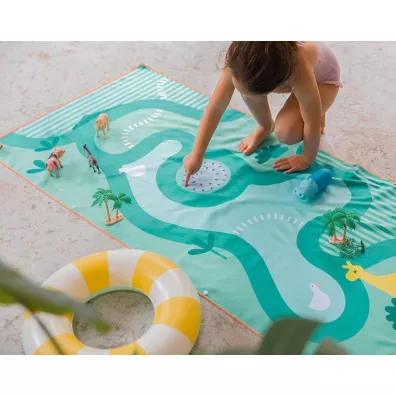 Quut Dwustronny rcznik plaowy PlayTowels L (180 x 100 cm) Safari