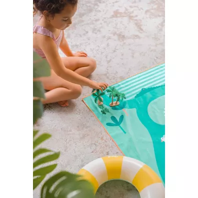 Quut Dwustronny rcznik plaowy PlayTowels L (180 x 100 cm) Safari