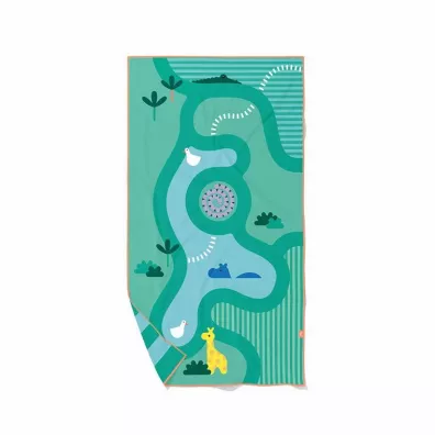 Quut Dwustronny rcznik plaowy PlayTowels L (180 x 100 cm) Safari