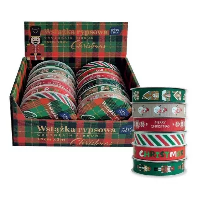 Interdruk Wst��ka rypsowa 3m Christmas (12 szt)