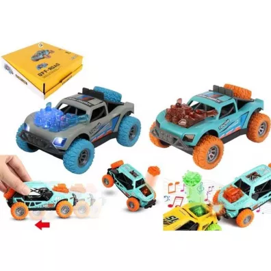 Samochodzik teren�wka z klekocz�cym silnkiem mix Pro Kids