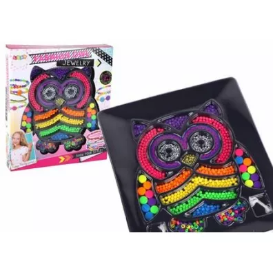 Zestaw do robienia bi�uterii DIY s�wka 3000el. LeanToys
