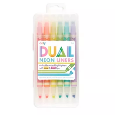 Ooly Flamastry neonowe Dual Liner 6 szt.