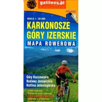 Mapa rowerowa - Karkonosze, G�ry Izerskie 1:50 000