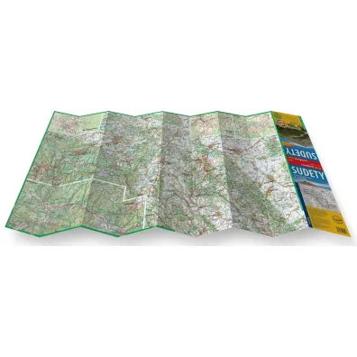 Sudety mapa turystyczna 1:120 000 laminat 2025