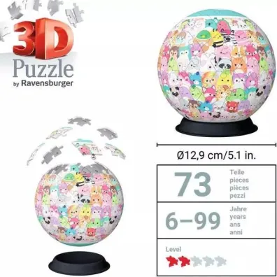 Puzzle Kula 72 el. 3D Squishmallows Ravensburger