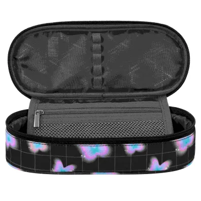 St. Majewski Pi�rnik saszetka usztywniona z wewn�trzn� klapk� Pastel Butterfly