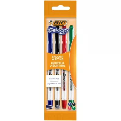 Bic D�ugopis �elowy Gel-ocity Stic 0.5mm Pouch 4 szt.