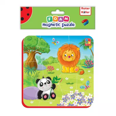 Puzzle piankowe magnetyczne ZOO Roter Kafer