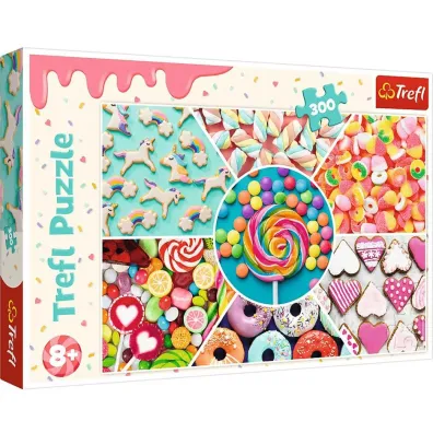 Puzzle 300 el. S�odko�ci Trefl