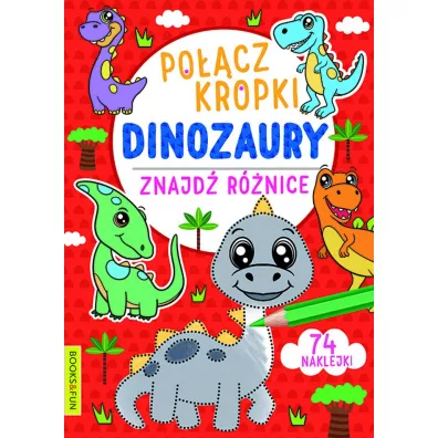 Pocz kropki, znajd rnice. Dinozaury