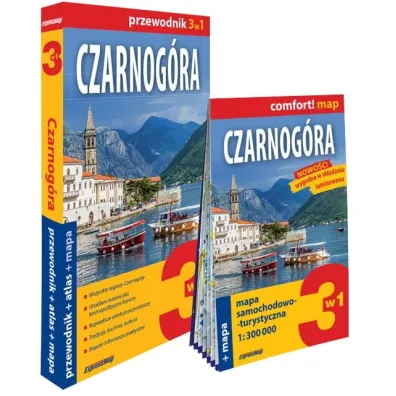 Czarnog�ra 3w1 przewodnik + atlas + mapa
