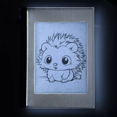 Deska krelarska tablica tablet graficzny kalka do rysowania podwietlana LED A3