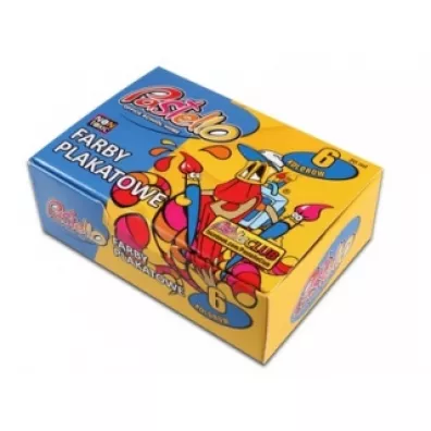 Pastello Farby plakatowe 6 kolor�w