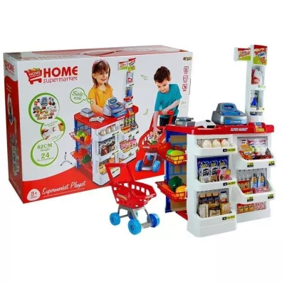 Market z w�zkiem zakupy LeanToys
