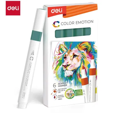 Deli Marker akrylowy pastel green