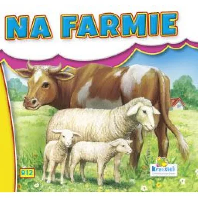 Na farmie - Krowa i owce. Ksi��eczka harmonijka