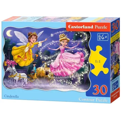 Puzzle 30 el. Cinderella Castorland