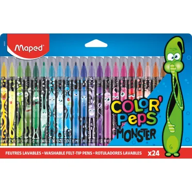 Maped Flamastry Colorpeps Monster 24 szt.