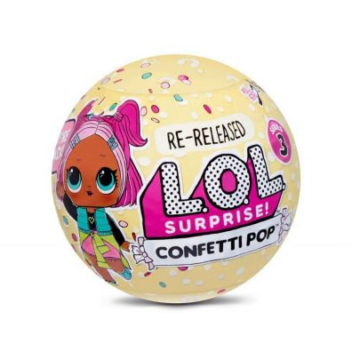 LOL Surprise! Confetti Pop. Zestaw 3 kul Mga Entertainment