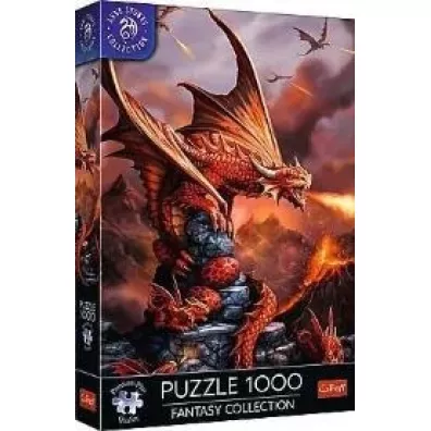 Puzzle 1000 el. Ognisty Smok Trefl