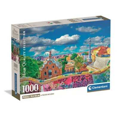 Puzzle 1000 el. Park Guell, Barcelona Clementoni