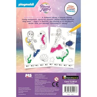 Playmobil Princess Magic. Numerkowe kolorowanki. Moc przyja�ni