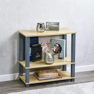 Rega na ksiki i dekoracje 3 pki 60x29,5x58,5 cm