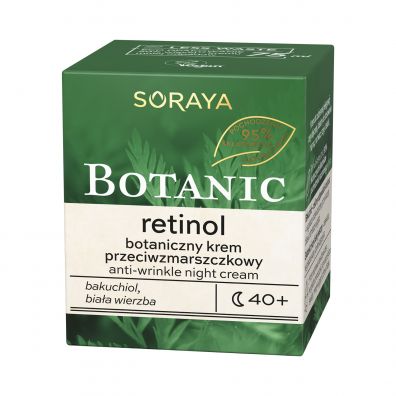 Soraya Botanic Retinol 40+ botaniczny krem przeciwzmarszczkowy na noc 75 ml