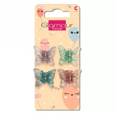 Glamour Mademoiselle spinki do wosw abki 4 szt.