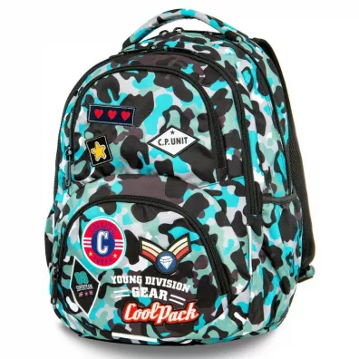 Coolpack Badges Plecak Dart L Camo Blue