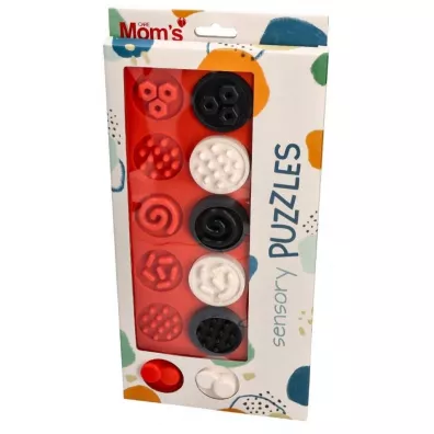 Puzzle sensoryczne keczka XL kontrastowe Moms Care