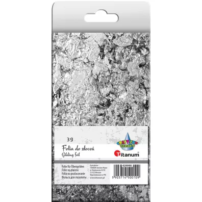 Titanum Folia do z�oce� w p�atkach srebrny 3 g