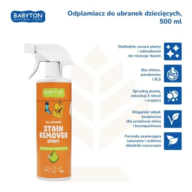 Babyton Odplamiacz do ubranek dzieci�cych 500 ml