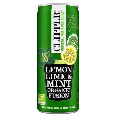 Clipper Nap�j owocowy o smaku cytryna - limonka - mi�ta 250 ml Bio